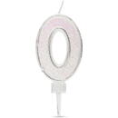 Family Lumânare pentru tort în forma cifrei 0
