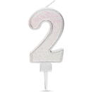 Family Lumânare pentru tort în forma cifrei 2