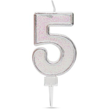 Family Lumânare pentru tort în forma cifrei 5