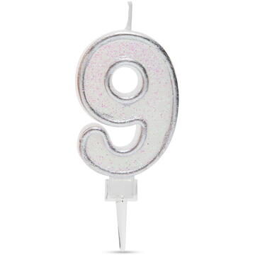 Family Lumânare pentru tort în forma cifrei 9