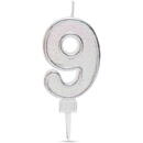 Family Lumânare pentru tort în forma cifrei 9