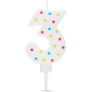 Family Lumânare pentru tort în formă de 3