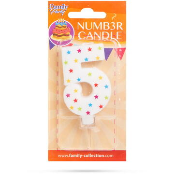 Family Lumânare pentru tort în formă de 5