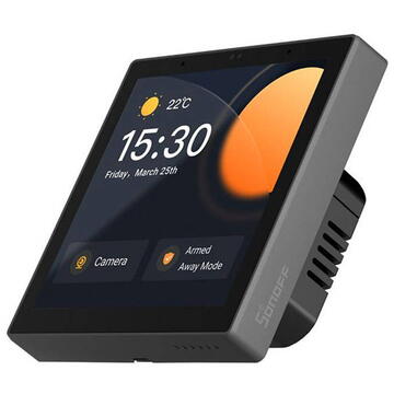 Intrerupator inteligent Sonoff 28110, Wireless, 60 Hz, 240 V, Negru
