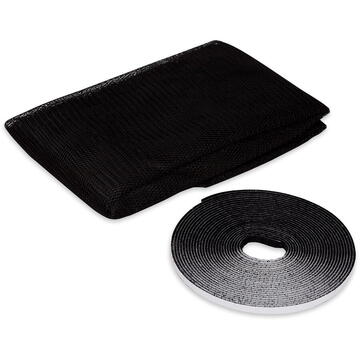 Delight Plasa anti-tantari pt. ferestre, 150x150 cm - negru