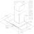 Hota ELICA FLAT GLASS IX/A/60 Hood,Putere de absorbtie 365 cm/h, Sistem recirculare, Iluminare LED, Filtru de grasime, Clasa D, 60 cm, Inox + Sticla