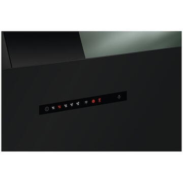 Hota Hota Electrolux LFV619R , Putere de absorbtie 700 mc/h, 1 motor, Conectivitate plita, Functie Breeze, 90 cm, Negru mat