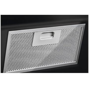 Hota Hota Electrolux LFV619R , Putere de absorbtie 700 mc/h, 1 motor, Conectivitate plita, Functie Breeze, 90 cm, Negru mat