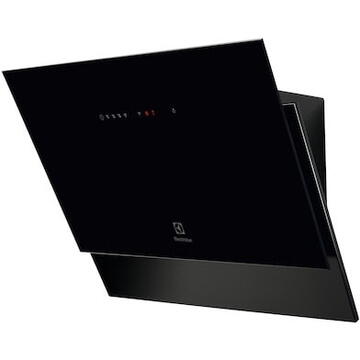 Hota Hota Electrolux LFV416K , Putere absorbtie 600 m3/h, LEDSpot, Control touch, 60 cm, Negru