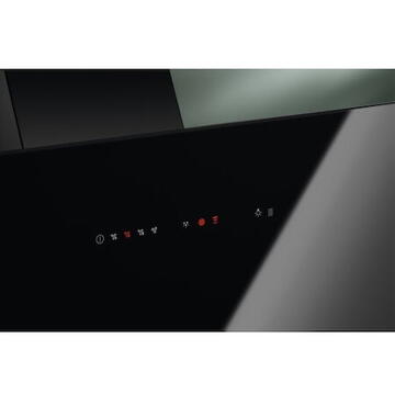 Hota Hota Electrolux LFV416K , Putere absorbtie 600 m3/h, LEDSpot, Control touch, 60 cm, Negru