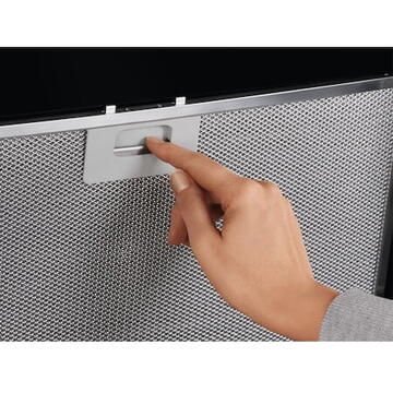Hota Hota Electrolux LFV416K , Putere absorbtie 600 m3/h, LEDSpot, Control touch, 60 cm, Negru