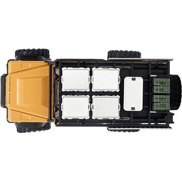 Masina cu Telecomanda Amewi RC Auto D90X28 Crawler 4WD Li-Po Akku 300mAh galben /8+
