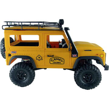 Masina cu Telecomanda Amewi RC Auto D90X12 Landrover Crawler LiIon Akku 1200mAh 14 ani + ,galben