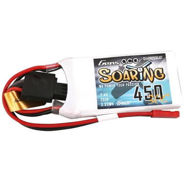 Battery Gens ace G-Tech Soaring 450mAh 7,4V 30C 2S1P JST-SYP