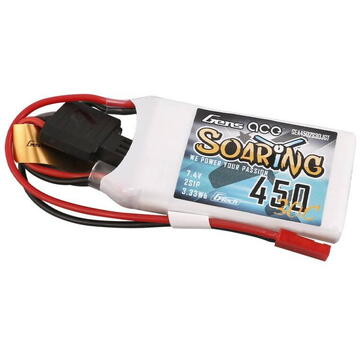 Battery Gens ace G-Tech Soaring 450mAh 7,4V 30C 2S1P JST-SYP