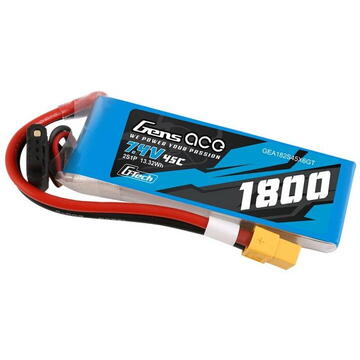 Gens ace Battery GensAce G-Tech LiPo 1800mAh 7.4V 45C 2S1P XT60