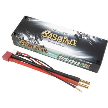 Battery Lipo Gens ace 5500mAh 2S 7.4V 60C HardCase RC 10# car with T-plug