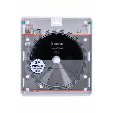 Bosch Panza fierastrau circular pentru lemn, 254 x 30 x 2.2 mm, 24 dinti