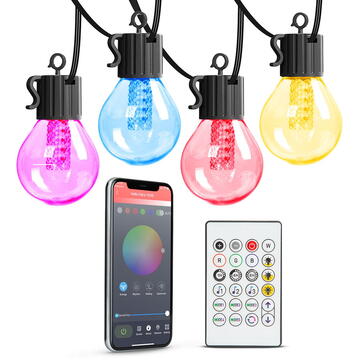 Garden of Eden Șir de lumini inteligente - LED RGB 25 db - 17,5 m - bluetooth, 100-240V, 7W