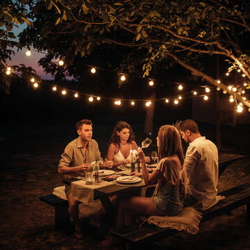 Garden of Eden Șir de lumini inteligente - LED RGB 25 db - 17,5 m - bluetooth, 100-240V, 7W