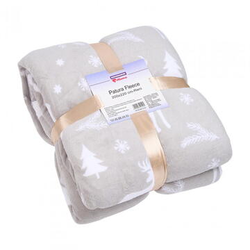 Heinner PATURA FLEECE 200X220 CM-RENI, GRI