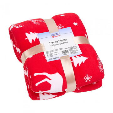 Heinner PATURA FLEECE 150X200 CM-RENI, ROSIE