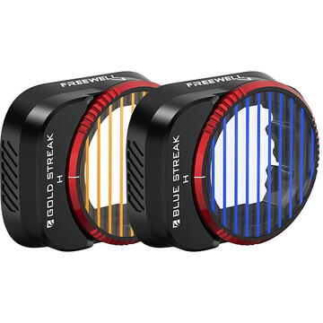 Anamorfic filters Freewell Streak for DJI Mini 3 Pro / Mini 3 (niebieski i złoty)