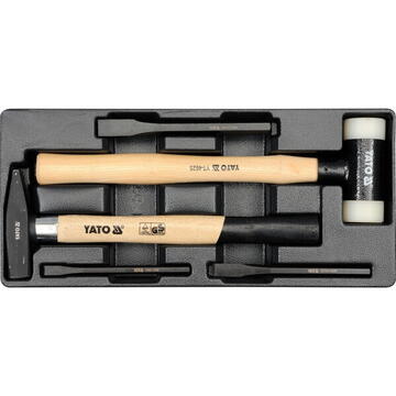 Yato Set 5 ciocane si dalti pentru dulap