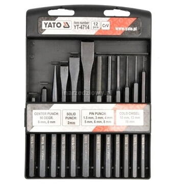 Yato Set Dalti de Impact 12 piese YT-4714