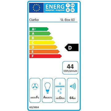Hota Ciarko SL-BOX 171 m³/h Built-in Black
