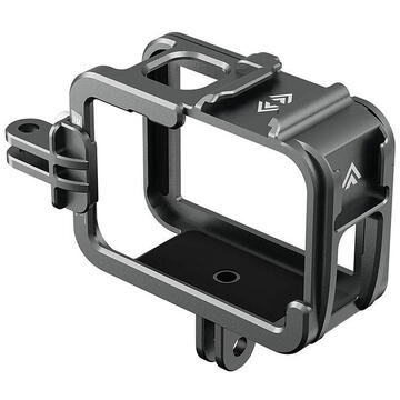 TELESIN Aluminum cage for GoPro Hero 11/10/9 +vertical adapter