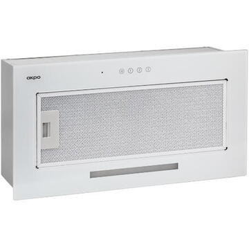 Hota HOOD AKPO WK-11 MICRA GLASS 60 WHITE, Alb, 3 viteze