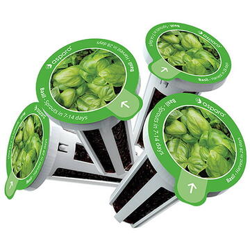 Seed kit pack aspara by GrowGreen - basil