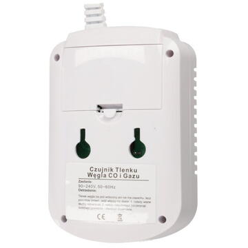 Extralink JKD-808COM | Gas & carbon monoxide smoke detector | 110dB