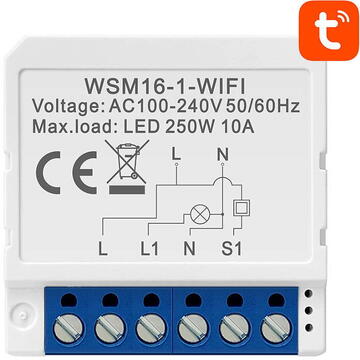 Smart Switch Module WiFi Avatto WSM16-W1 TUYA