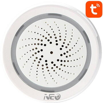 Smart Alarm Siren WiFi NEO NAS-AB02WT with Humidity Temperature Sensor TUYA
