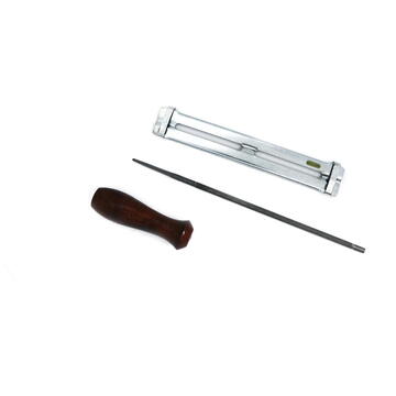 set ascutire lant .325" (pila rotunda 4.8mm, maner lemn, sablon)  #9316CA