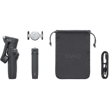 Sistem de stabilizare DJI OM 6, Bluetooth 5.13 axe, autonomie 6h, trepied inclus, negru