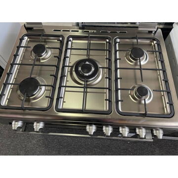 Aragaz clasic 5 arzatoare gaz, Cuptor gaz, 90x60 cm, Studio Casa , Tivoli, grill electric , rotisor, aprindere electrica