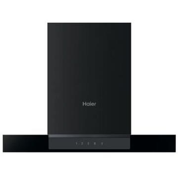 Hota Haier HATS6DCS56B,Putere de absorbtie 746 mc/h, TouchControl, Iluminare LED, Clasa A+, 60 cm, Sticla neagra
