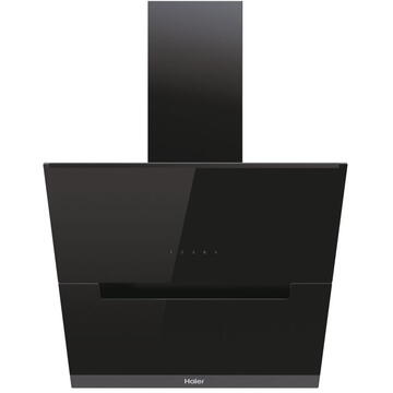 Hota Haier HADG6DCS56B,Putere de absorbtie 789 mc/h, TouchControl, Iluminare LED, Clasa A++, 60 cm, Sticla neagra