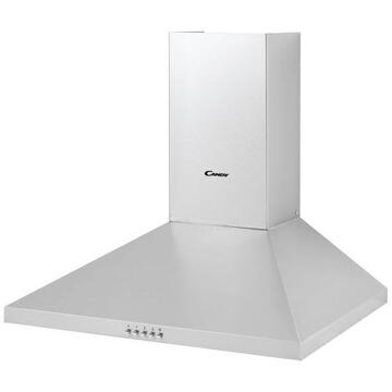 Hota Candy CCE116/1XGG,285 mc/h, 1 motor, 3 trepte de putere, Clasa A, Inox