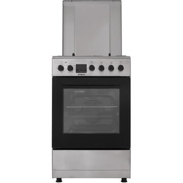 Samus Aragaz pe gaz 4 zone cuptor electric SM563AENS INOX Argintiu