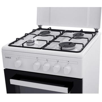 Samus Aragaz pe gaz 4 zone SM 450ABS Alb