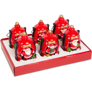 Felinar LED de Craciun - 3 tipuri - 7,5 x 11,5 cm