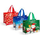 Pungi cadou - 3 tipuri - 31 x 25 x 17 cm - 12 buc / pachet