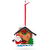 Familly Christmas Decor magnetic de Craciun - 2 in 1 - casa de turta dulce cu Mos Craciun - 85 x 75 mm