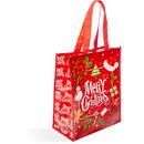Geanta de cumparaturi de Craciun - "Merry Christmas" - 27 x 33 x 12 cm