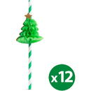 Paie de hartie - Braduleț 3D - 197 x 6 mm - 12 buc/pachet