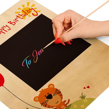 Pungă cadou - hârtie "Craft" - 265 x 127 x 330 mm - 2 tipuri